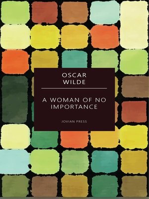 cover image of A Woman of No Importance